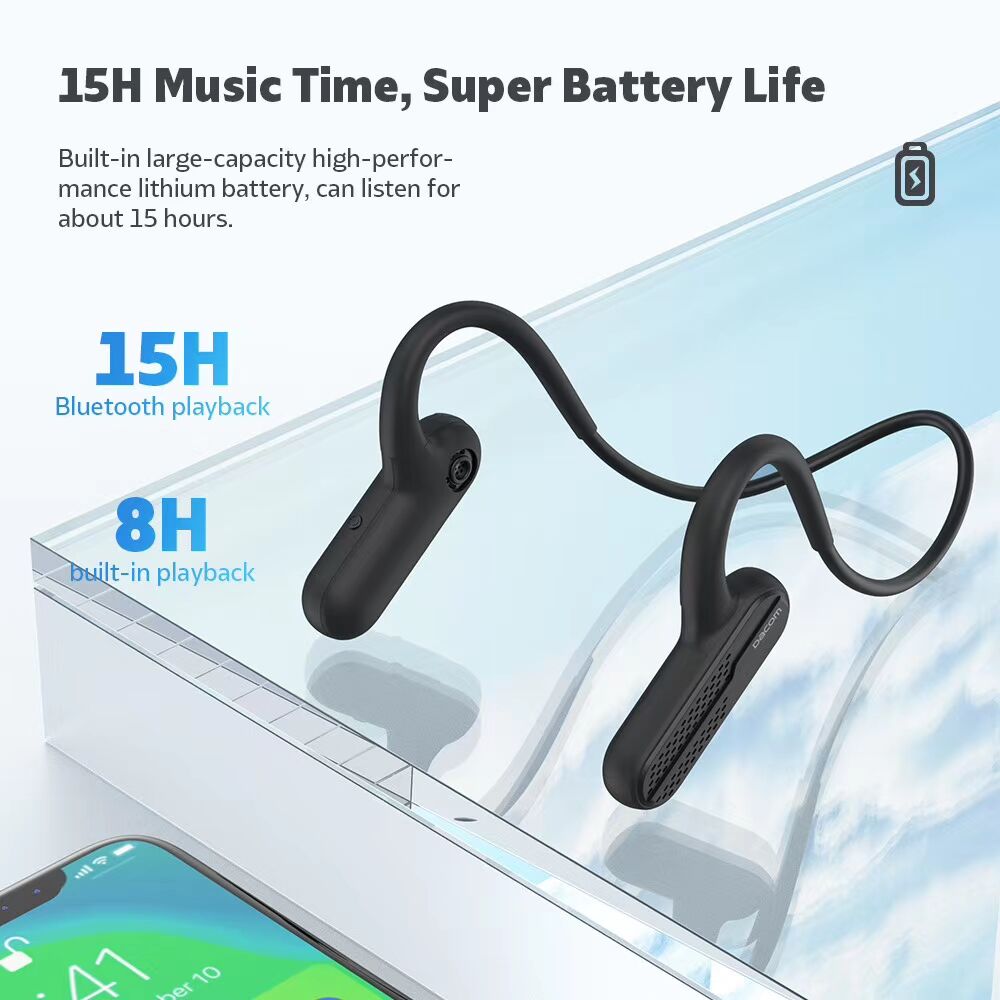 DACOM AirWings G56 MP3 Sports Bluetooth Headphone 8GB Player Open-Ear Wireless Headset Earphone DACOM AirWings G56 MP3 Sports Bluetooth Headphone 8GB Player Open-Ear Wireless Headset Earphone